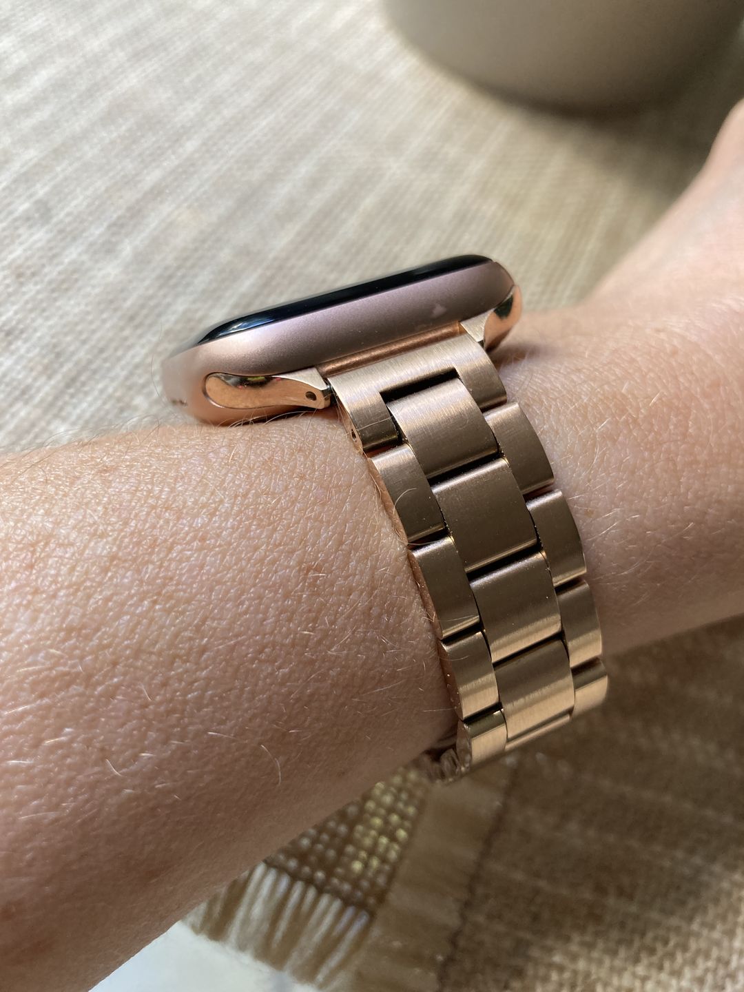 Customer photo review of Kyoto Metal Strap (4 Colours)