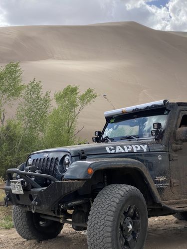 Customer photo review of American Flag Insert Light Bar Insert