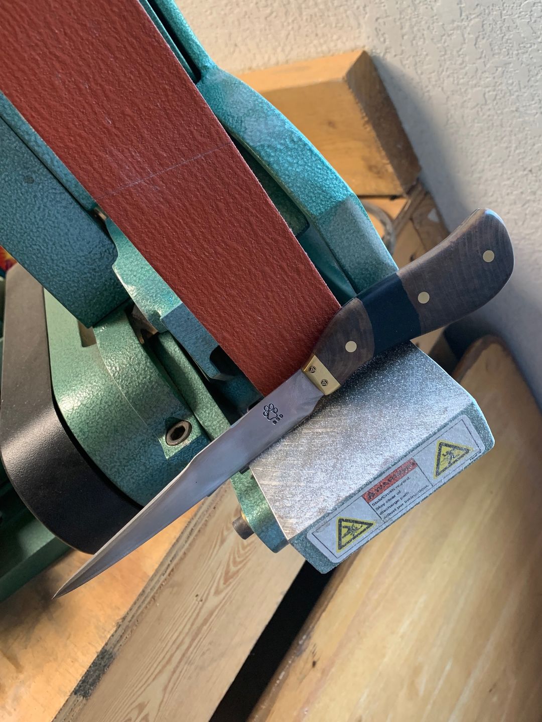 Customer photo review of 2" x 48" RPM Neil Bladesmith Kit