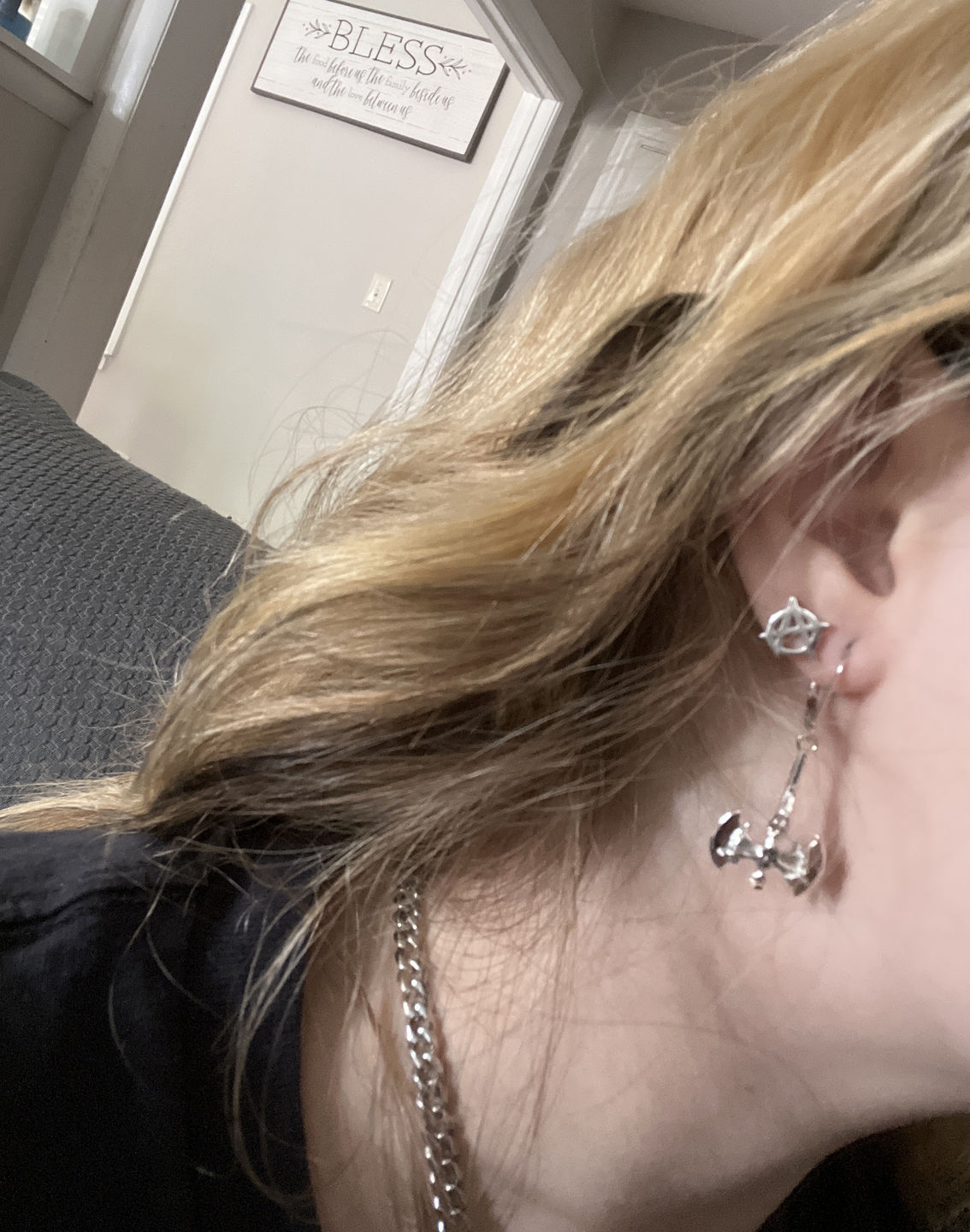 Customer photo review of ANARCHY EARRING