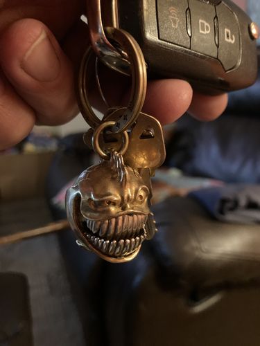 Customer photo review of Brass Angry Piranha Bell