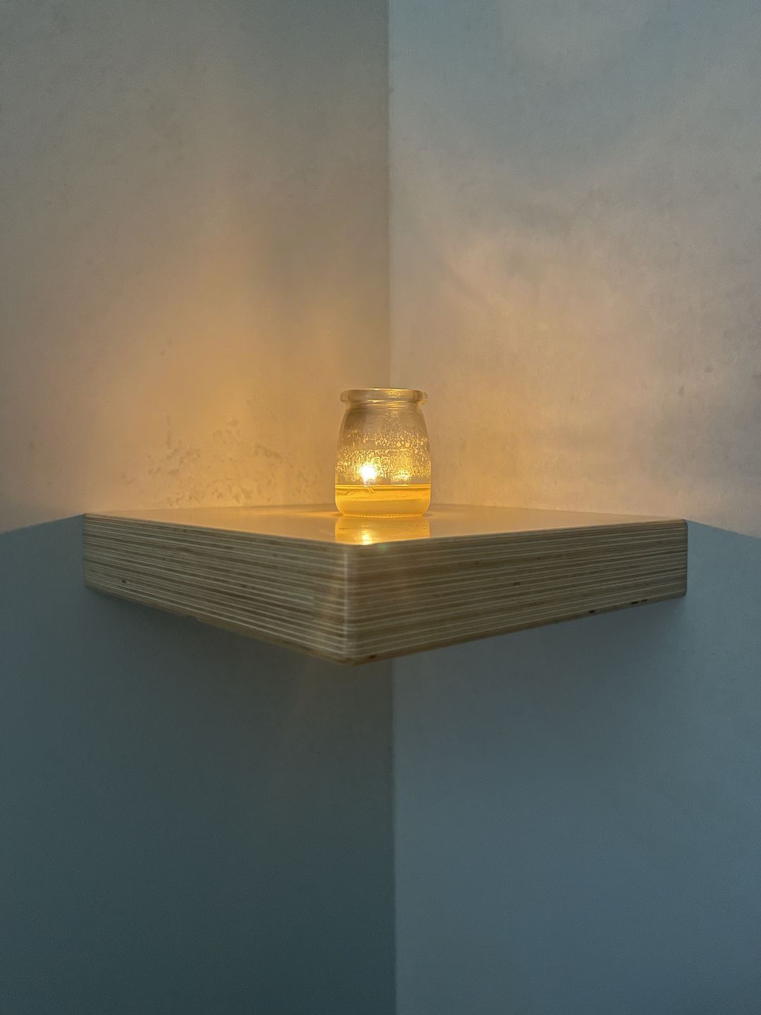 Customer photo review of Square Corner Shelf