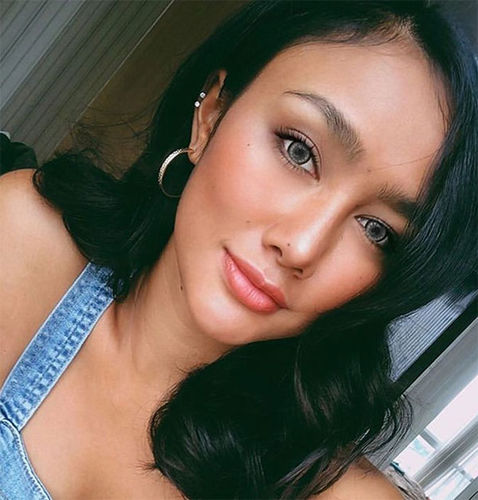 Customer photo review of Rain Forest Gray Colored Contact Lenses