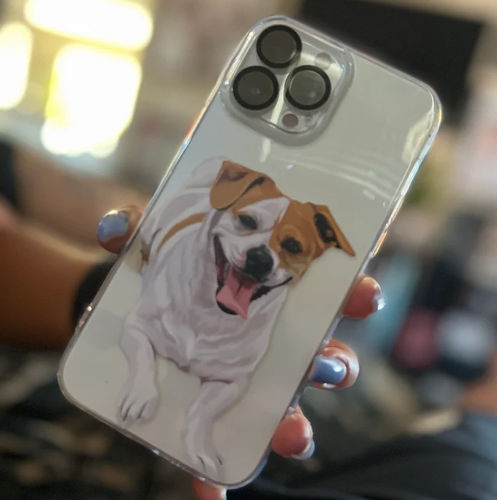 Customer photo review of Custom Pet Phone Case