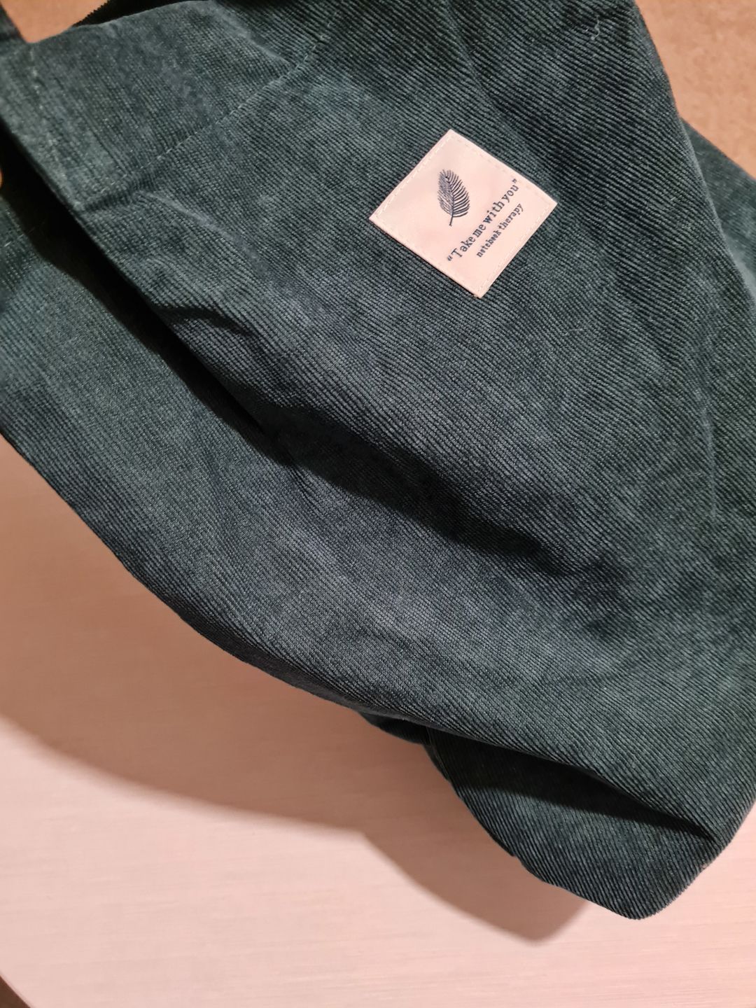 Customer photo review of Cord Tote Bag