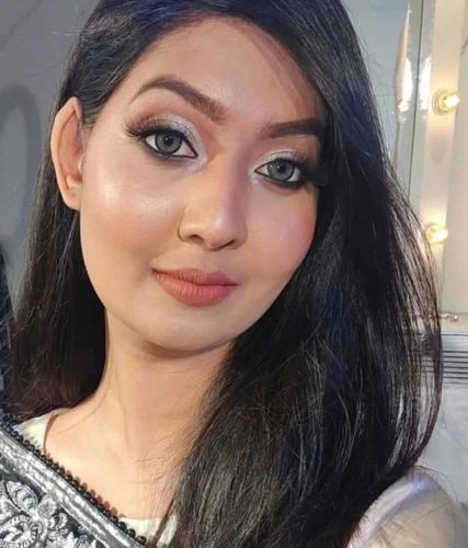 Customer photo review of Rain Forest Gray Colored Contact Lenses