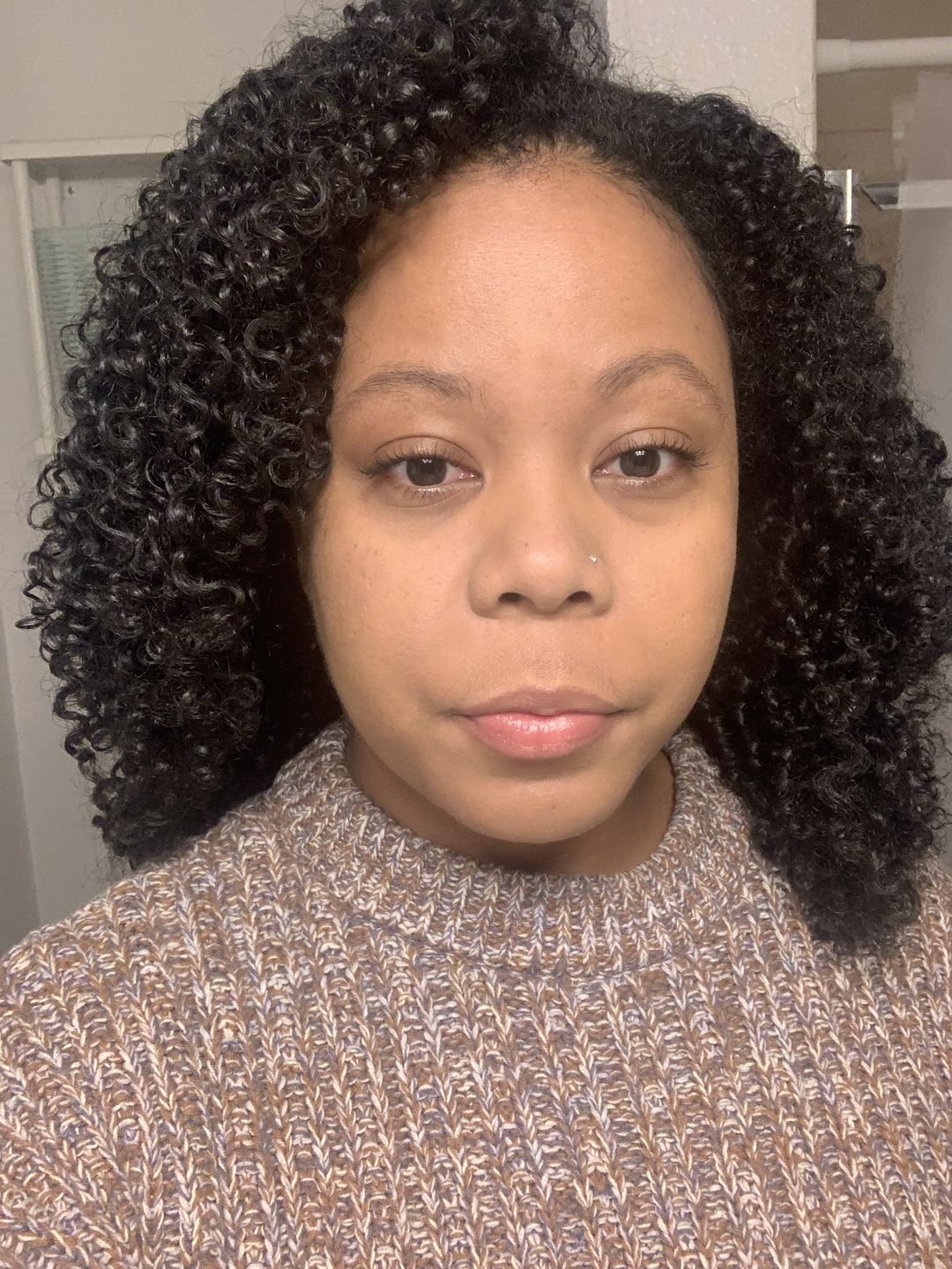Customer photo review of Sculpt Curl Defining Gel