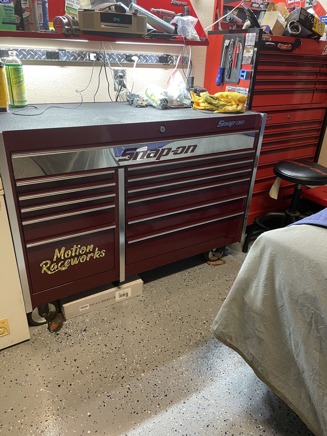 Customer photo review of Motion Retro Gold Decal 12” Long - MD-RG12