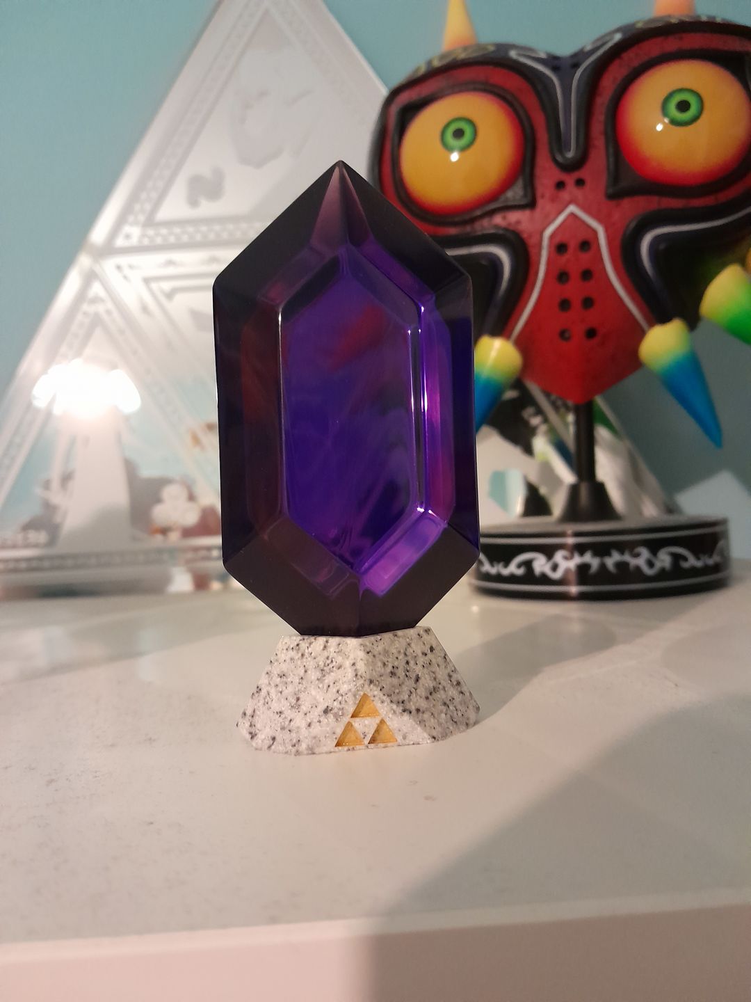 Customer photo review of Rubis vert, bleu, rouge & violet - Zelda : Ocarina of Time