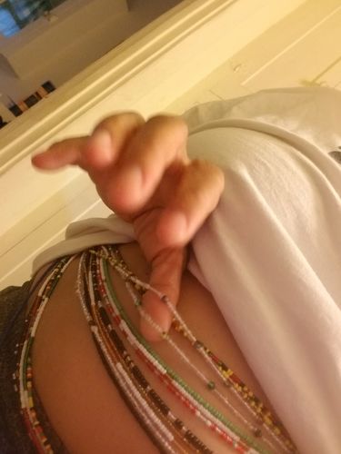 Customer photo review of Iridescent Beauty Waist Beads