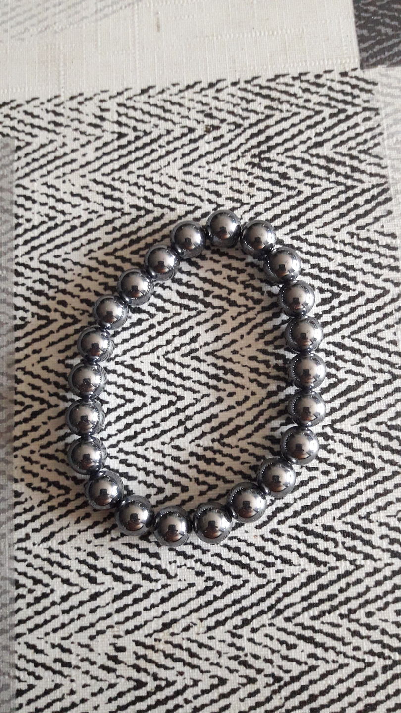 Customer photo review of Bracelet "Force d'Énergie" en Hématite