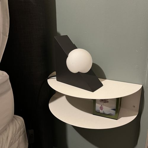 Customer photo review of BUNDLE - FOLD Bedside Table x2