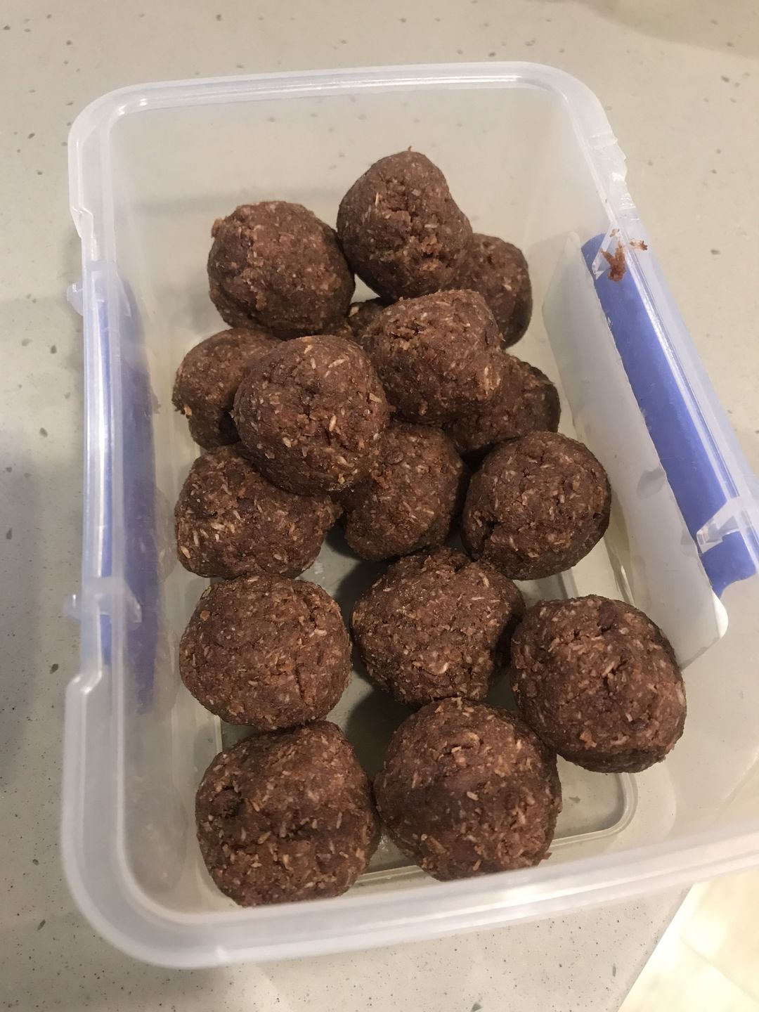 Customer photo review of Mint Chocolate Chip Rad Ball Mix