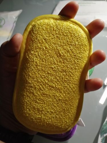 Customer photo review of 10pcs Household Magic Sponge Kitchen Cleaning Brush Microfiber Scrubber