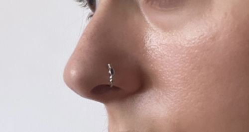 Customer photo review of Le vrai piercing Saba