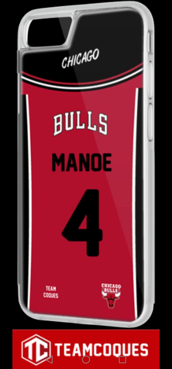Customer photo review of Coque basket NBA CHICAGO BULLS personnalisable - TEAMCOQUES