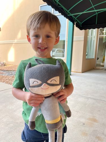 Customer photo review of Personalized Superhero Boy
