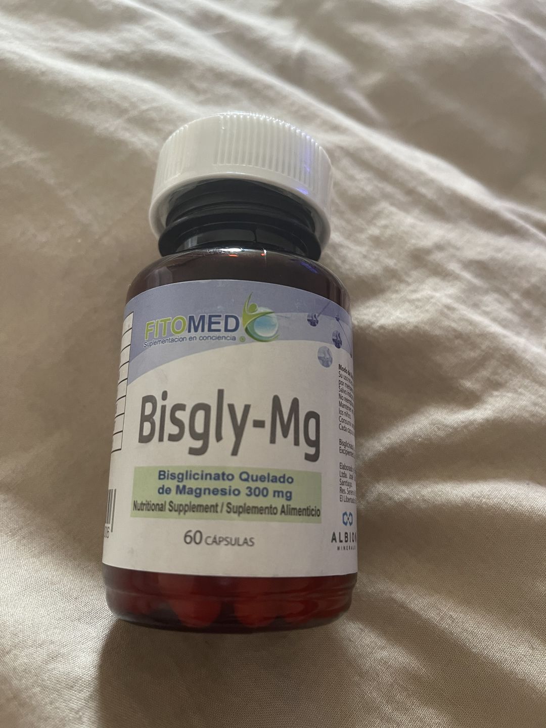 Customer photo review of Bisgly Mg 300 mg-60 cáps