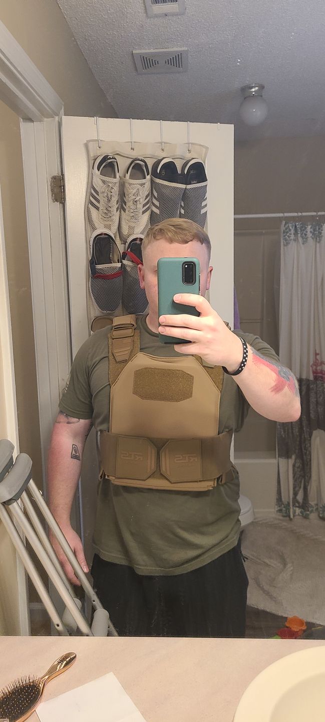 Customer photo review of RTS Tactical Advanced Sleek 2.0 Plate Carrier - 10X12