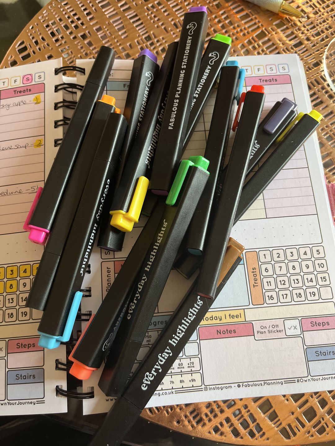 Customer photo review of Everyday Highlighters - Pack of 14