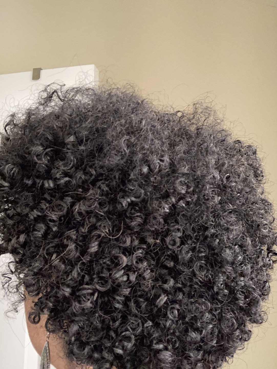 Customer photo review of STRENGTHEN Protein + Moisture Balancing Deep Conditioner