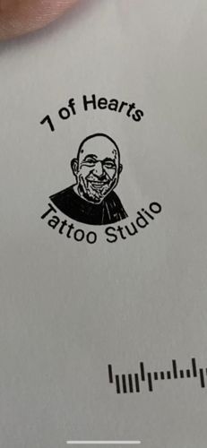 Customer photo review of Self-Inking Face Stamp