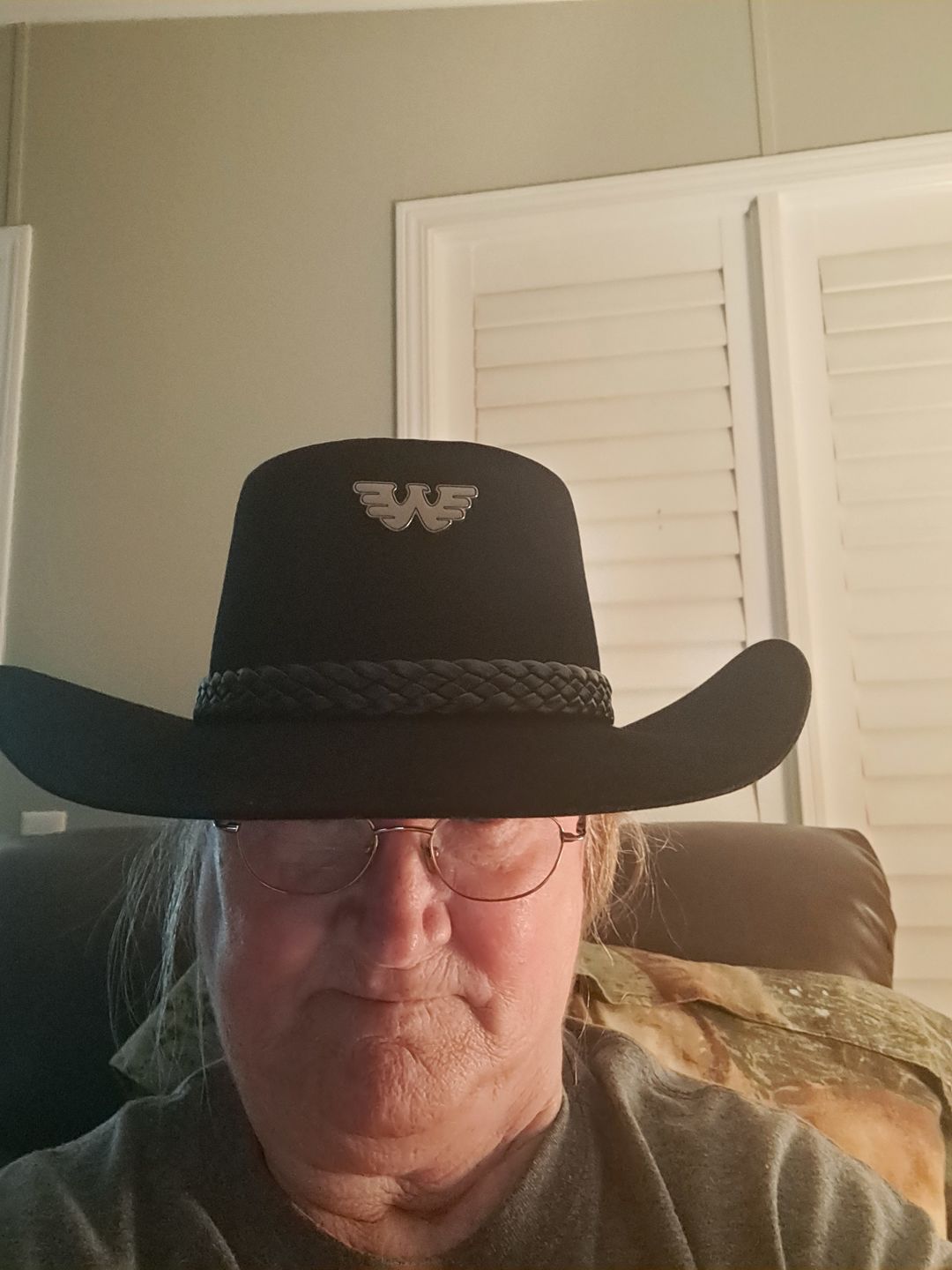 Customer photo review of The Lash Stetson Hat - Made Exclusively for Waylon Jennings