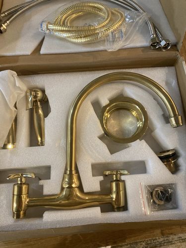 Customer photo review of Custom Listing - Kitchen Faucet - Flange - Sprayer