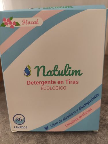 Customer photo review of Eco-Tiras de Detergente 40 lavados Natulim