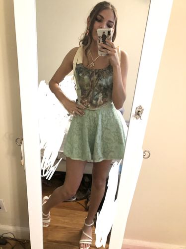 Customer photo review of Forest Fairy Corset Top