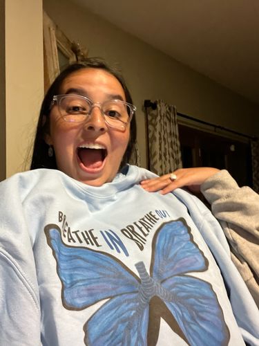 Customer photo review of Breathe In, Breathe Out (Butterfly)