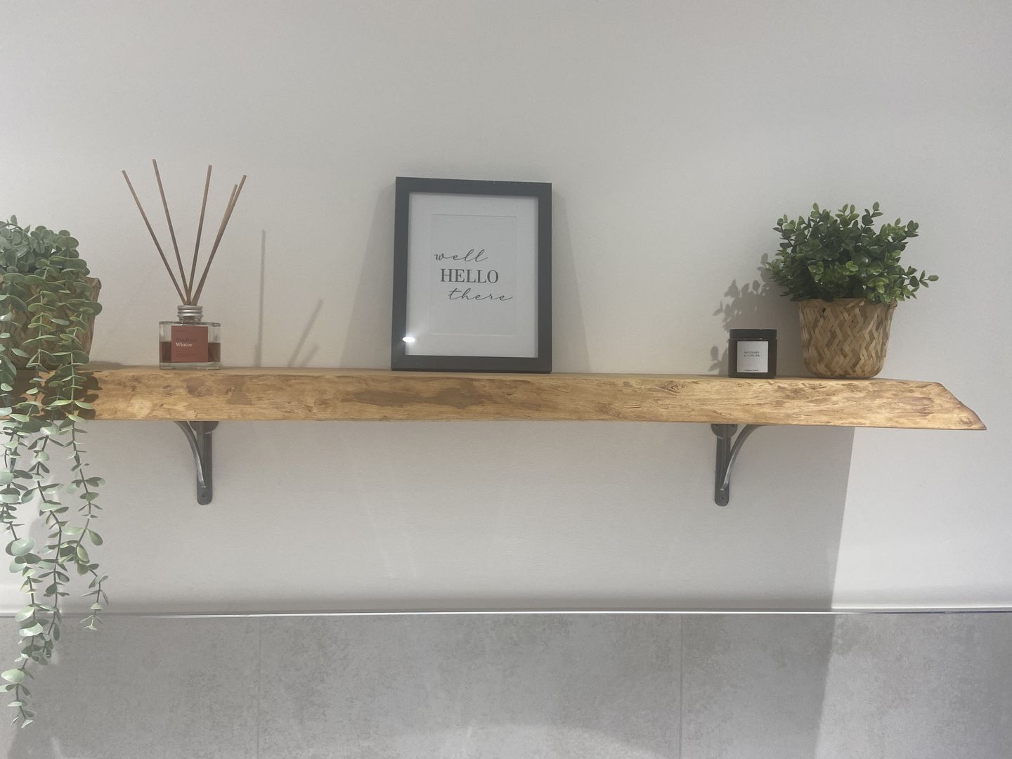 Customer photo review of 7 Inch Ironbridge Cast Iron Shelf Bracket