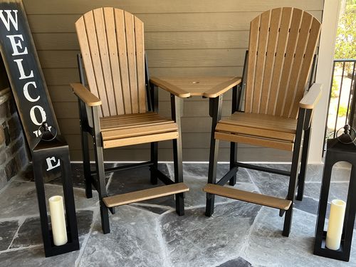 Customer photo review of DuraWeather Poly® Lakeside Counter Height Tete-a-tete