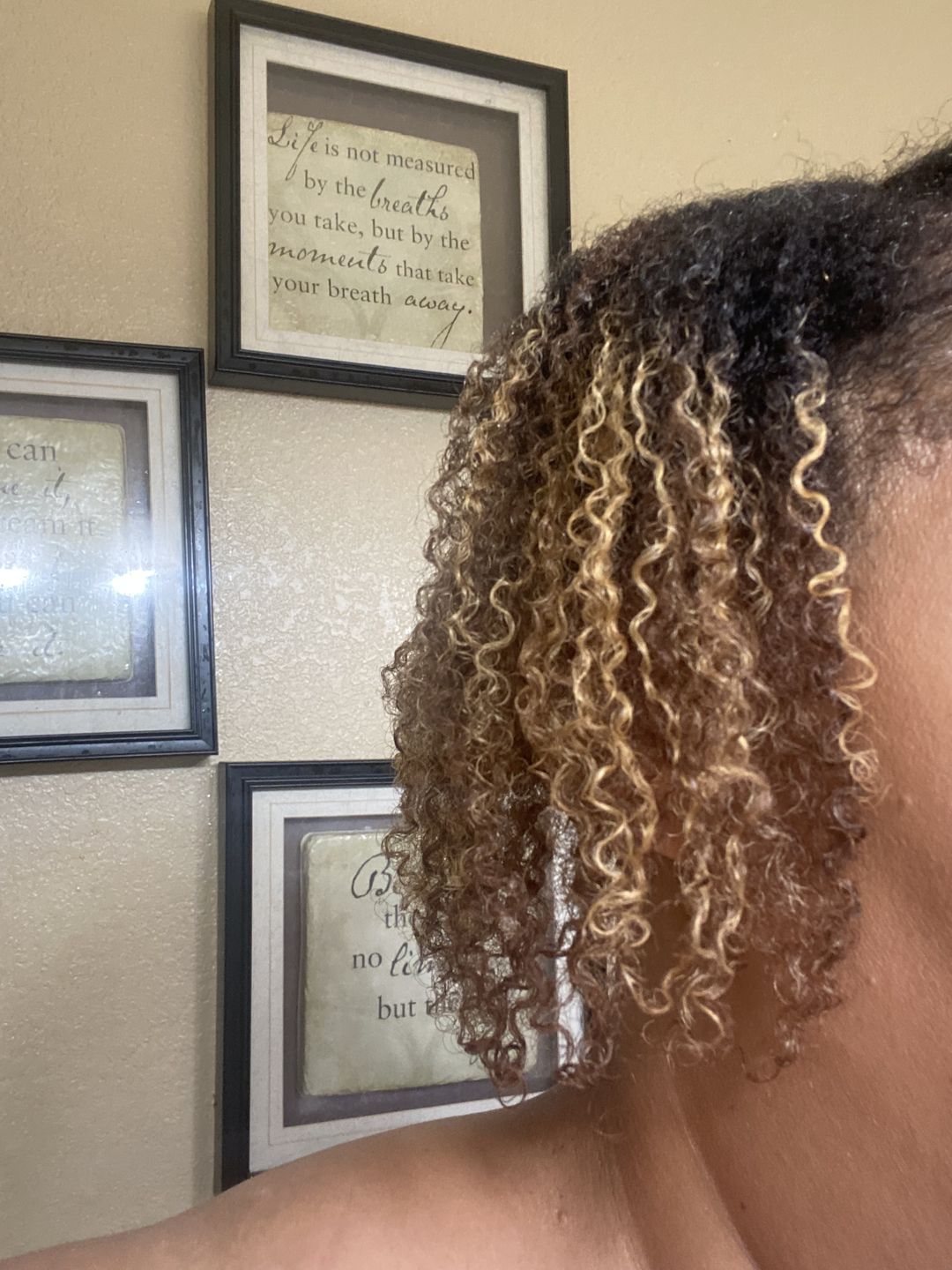 Customer photo review of Rice Water Leave in Conditioner