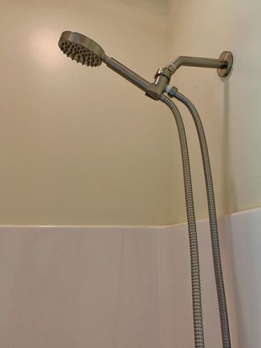 Customer photo review of 1-Spray Handheld Shower Head Set