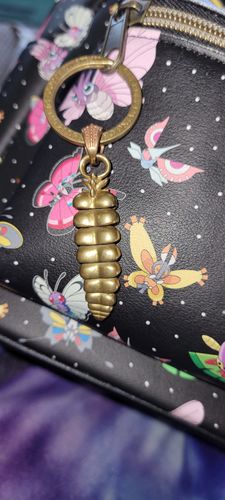 Customer photo review of Brass Rattlesnake Tail Pendant