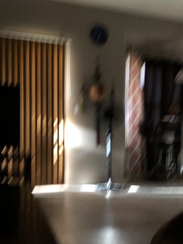 Customer photo review of Modern Visions Geometric Wall Clock