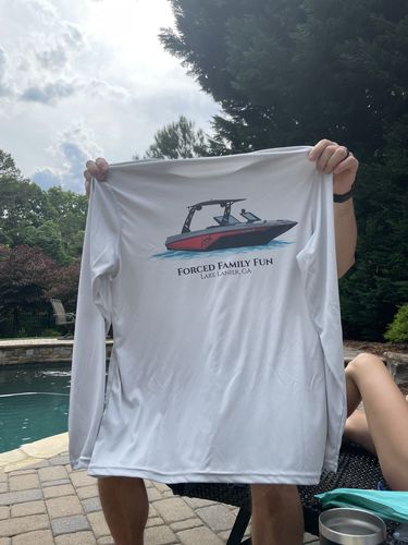 Customer photo review of Custom Digital Boat Artwork