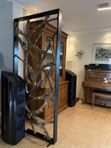 Customer photo review of MAZE Holz Raumteiler 220 cm x 100cm