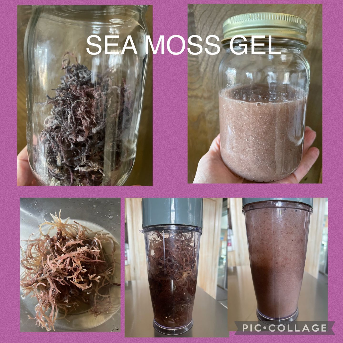Customer photo review of Jamaican Purple Sea Moss