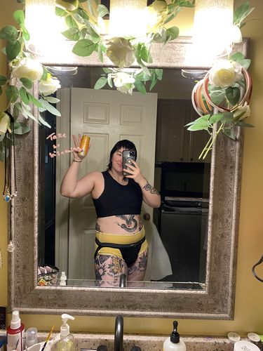 Customer photo review of Swimmer Jock • Black