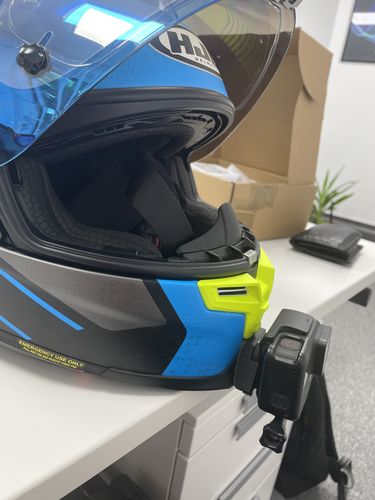 Customer photo review of HJC RPHA-70 ST Camera Mount