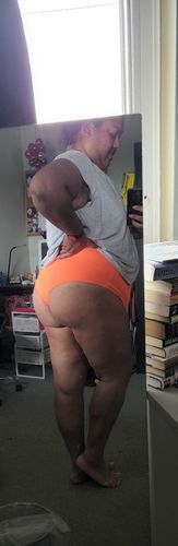 Customer photo review of ‘Less Cheeky’ High Rise Bottoms (Limited Edition)