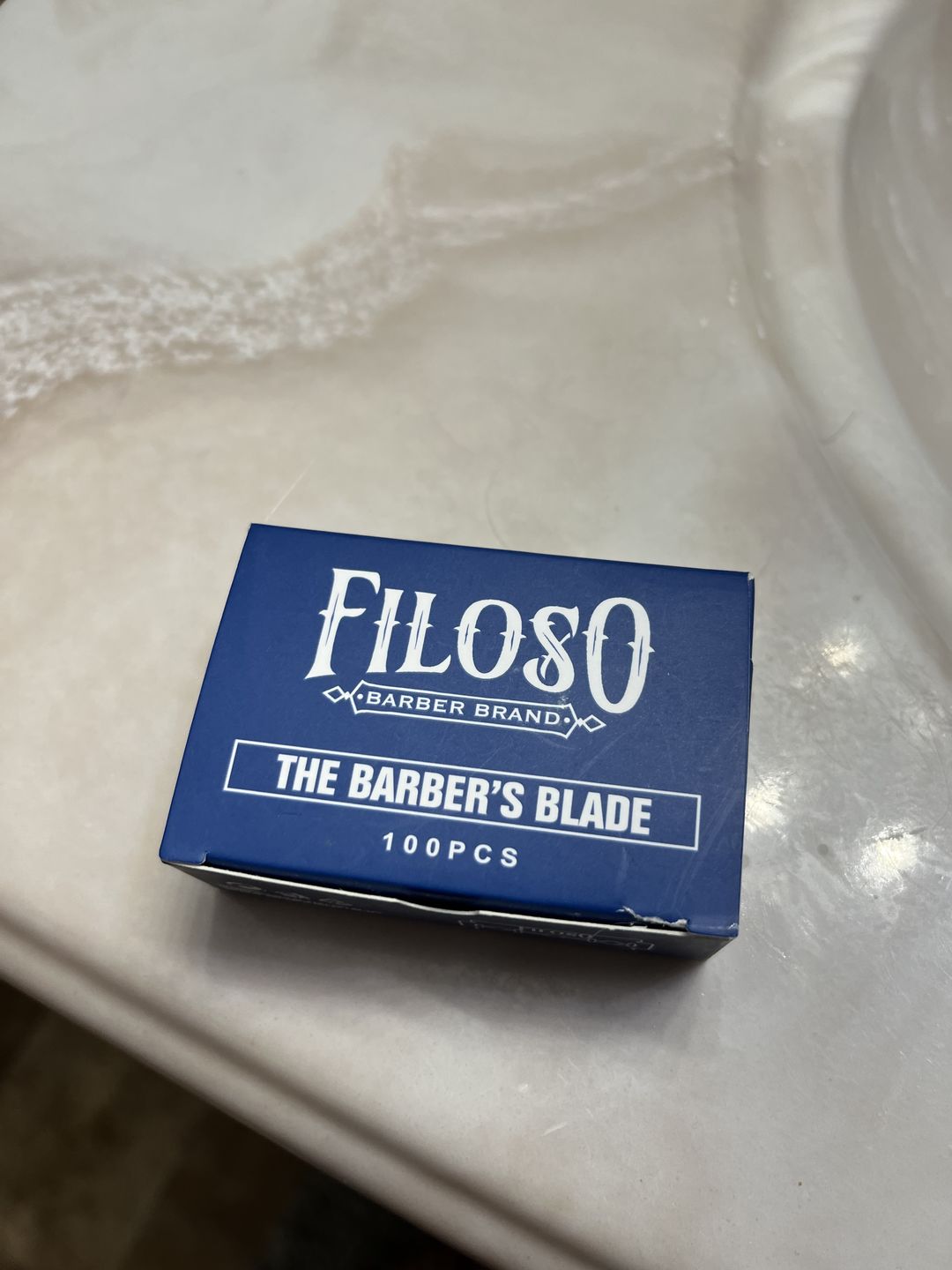 Customer photo review of Filoso Razor Blades