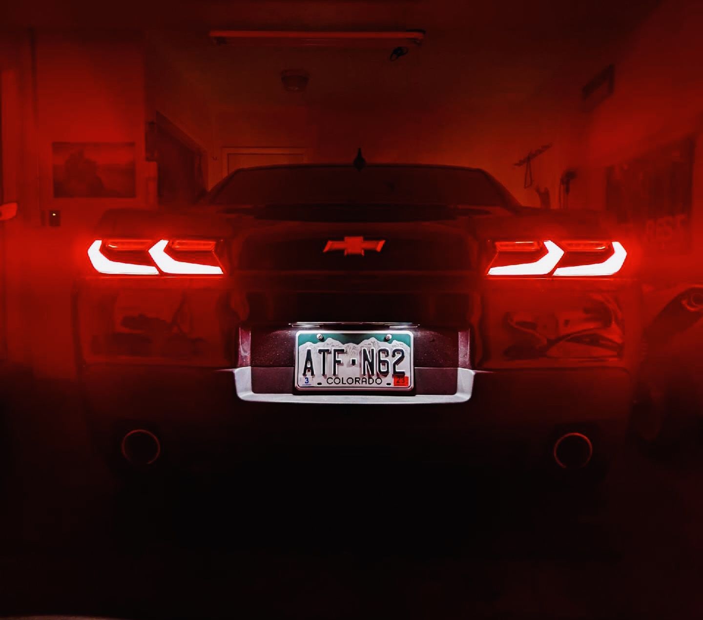 Customer photo review of 2014-2015 CHEVY CAMARO UMBRA LED TAILLIGHTS GLOSS BLACK/SMOKE LENS