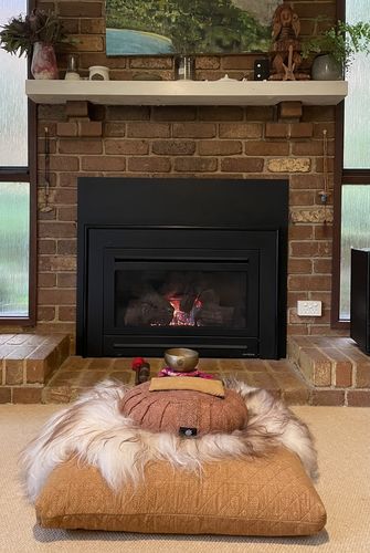 Customer photo review of Earth Star - Round Meditation Cushion Zafu