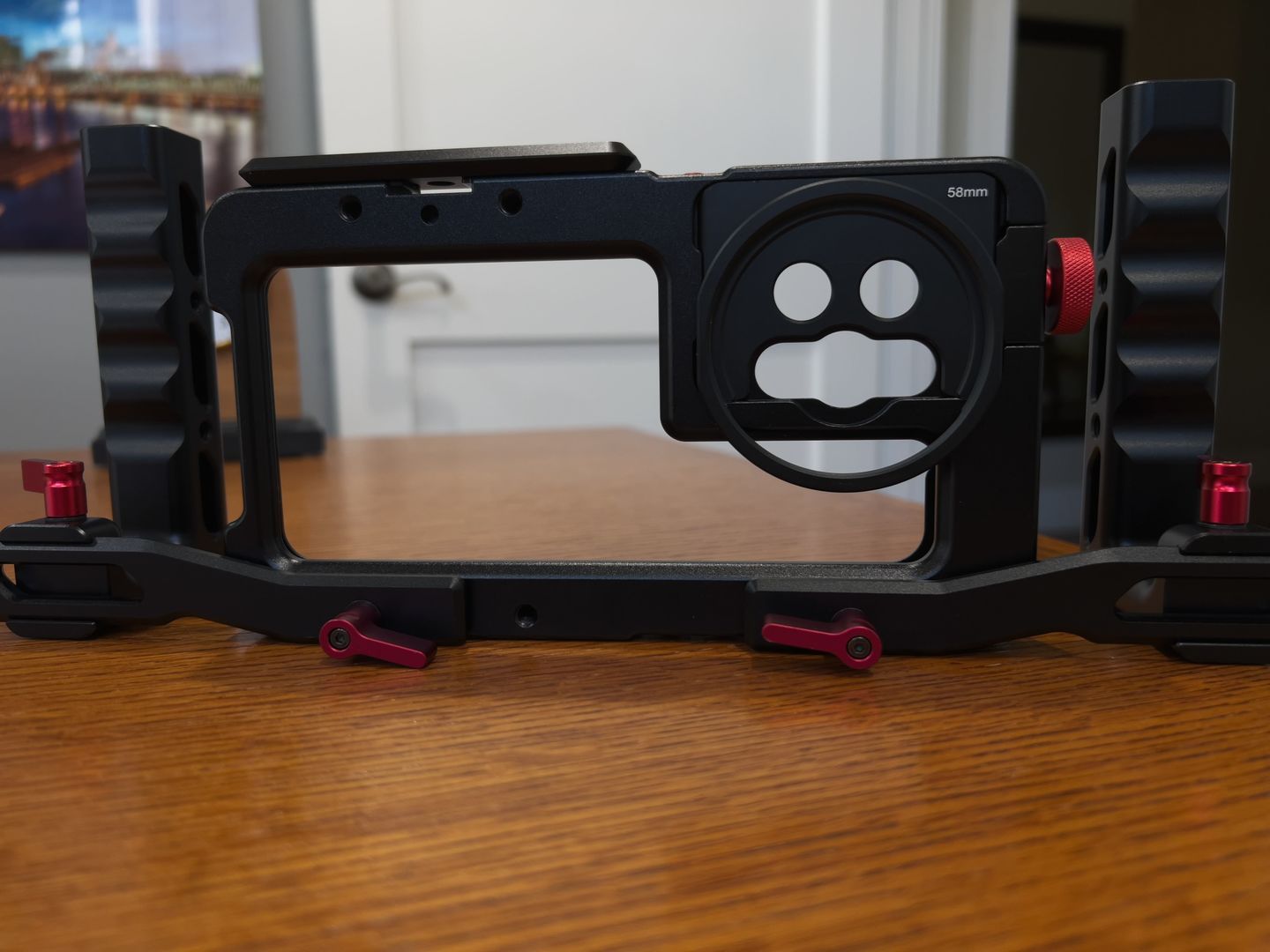 Customer photo review of 58mm Filter Mount for Beastcage 13 Series