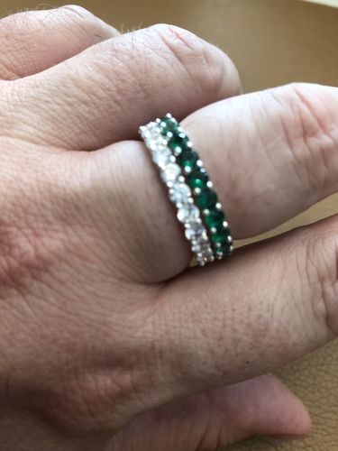 Customer photo review of Eternity Ring - Classico