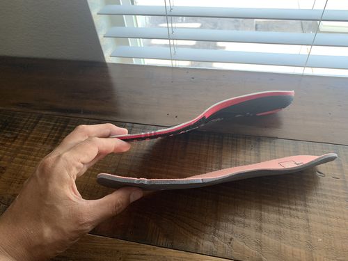 Customer photo review of Game Day Pro Insoles