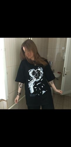 Customer photo review of Harajuku Style "Shot Through The Heart" Tee